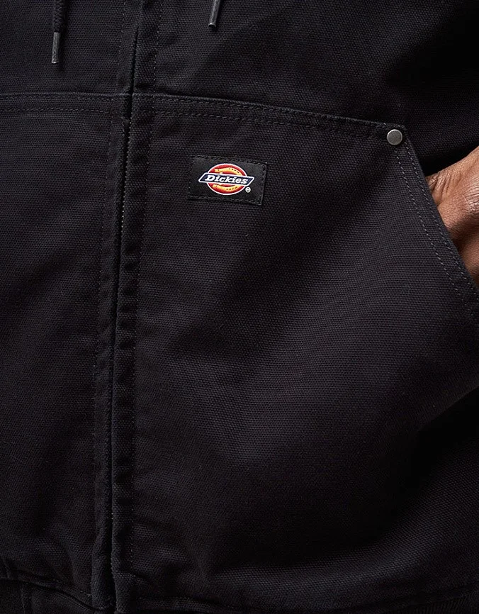 Куртка Dickies Unlined Canvas Hooded Bom Black