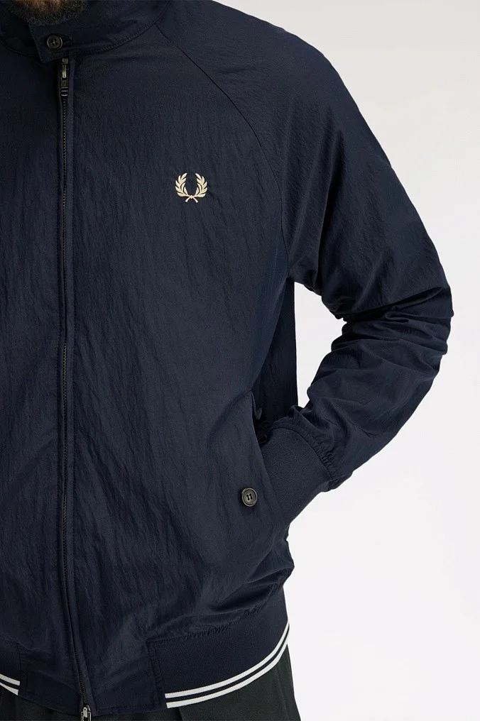 Куртка харрингтон Fred Perry Crinkle Harrington Jacket